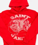 Saint Vanity Logo Hoodie Red White (1)