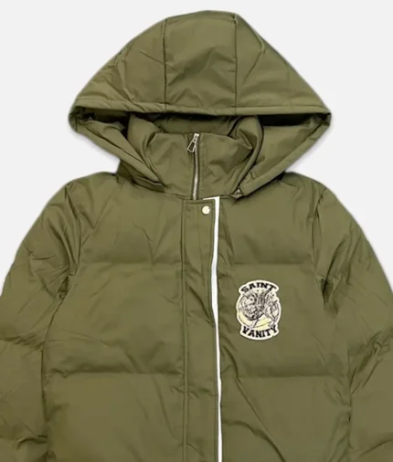 Saint Vanity Puffer Jacket Olive (1)